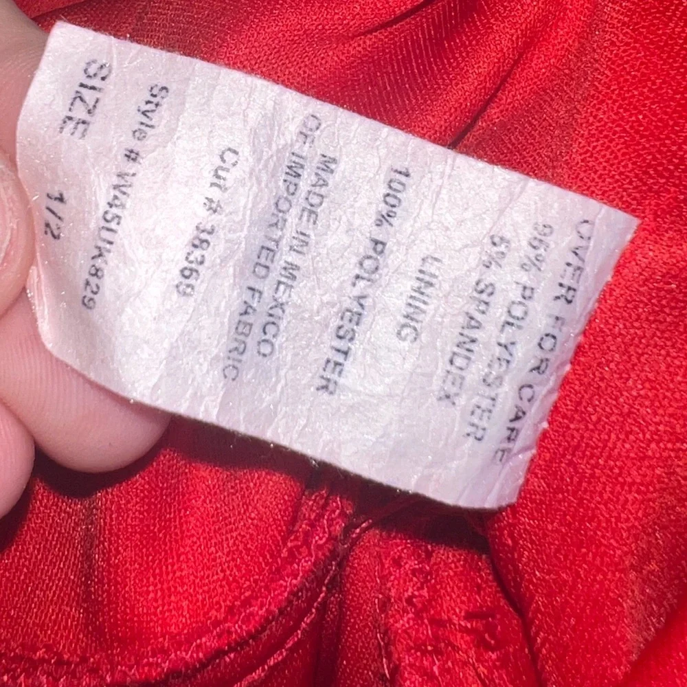 Windsor Red long dress size 1/2 - Picture 11 of 12